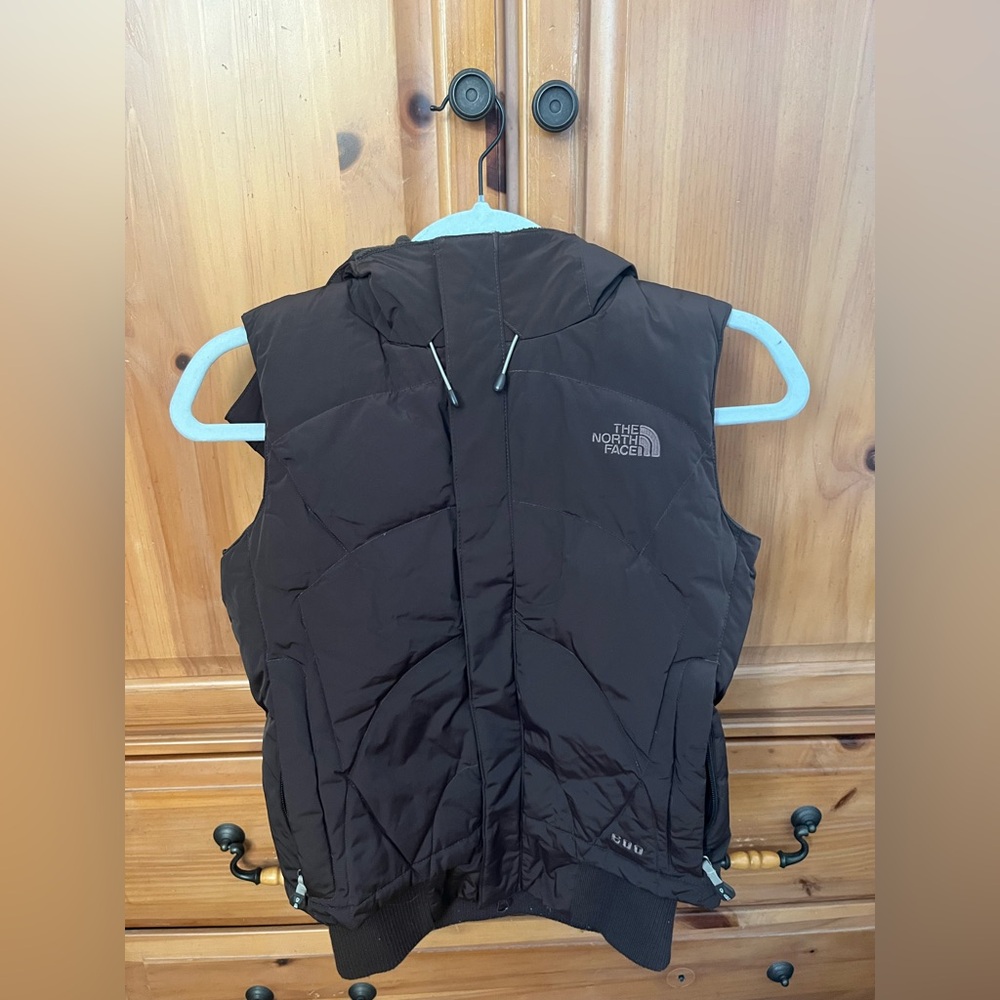 The North Face Brown Puffer Vest small